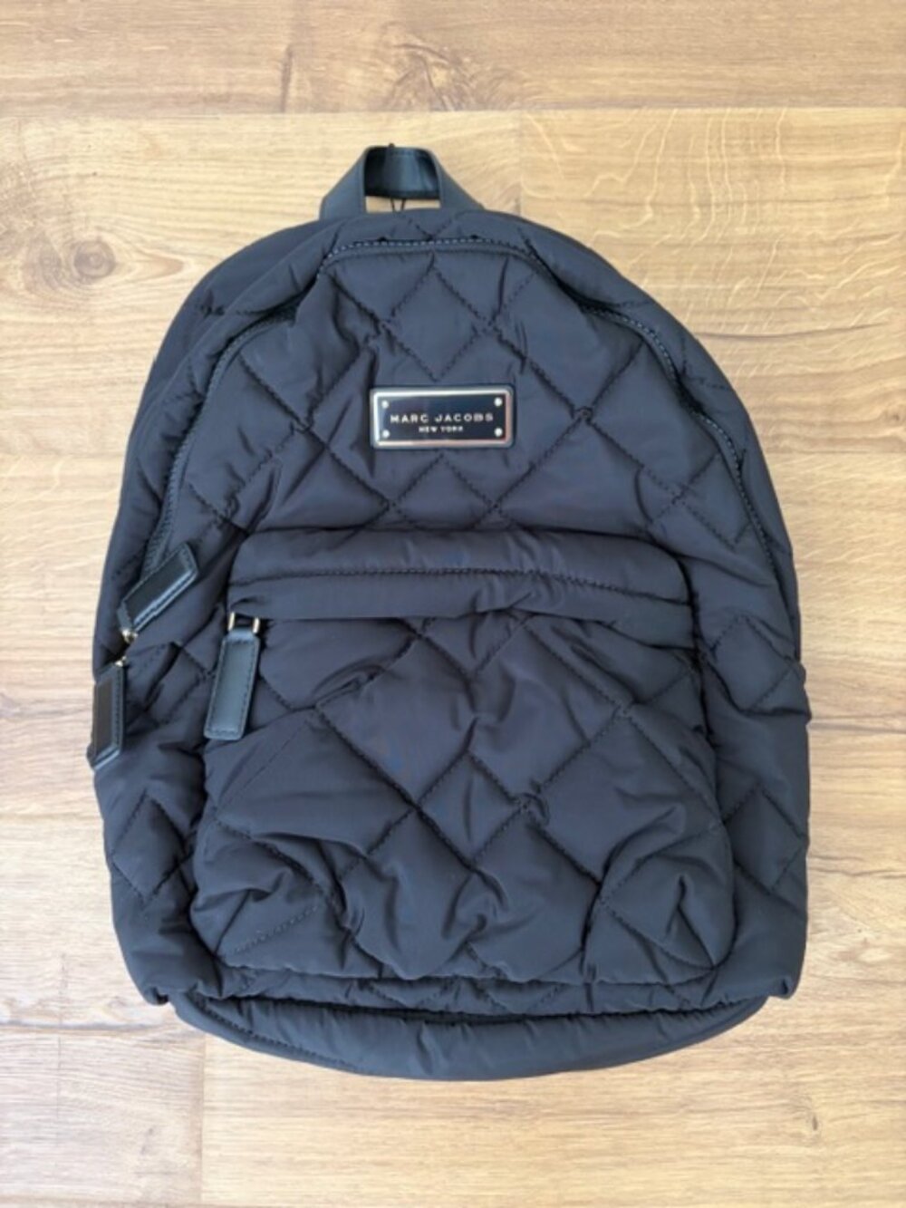 NWT Marc Jacobs Quilted Black Nylon Backpack